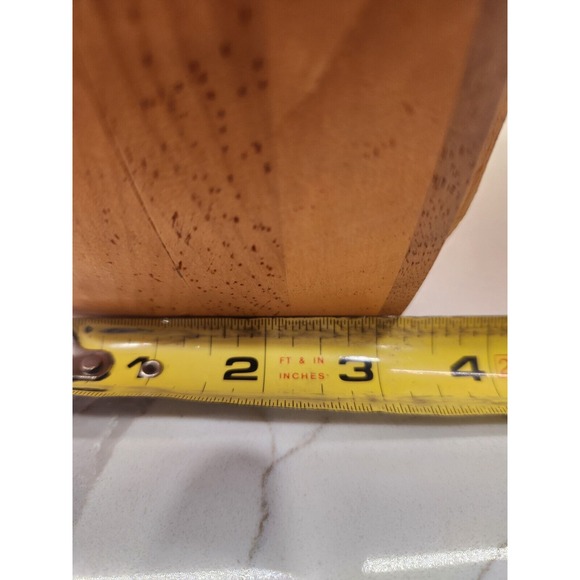 Vintage Handmade Wood Owl Piggy Coin Bank With Moveable Wing To Remove The Money - Picture 10 of 12